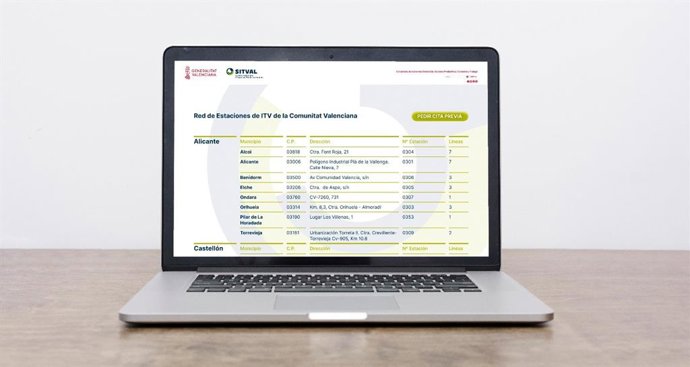 Nueva web SITVAL de las ITV de la Comunitat Valenciana