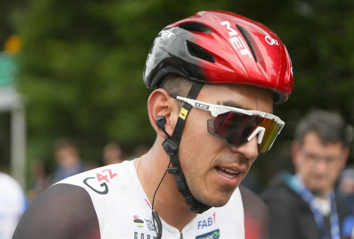 Archivo - Juan Sebastian Molano Benavides of UAE Team Emirates during the Boucles de la Mayenne 2022