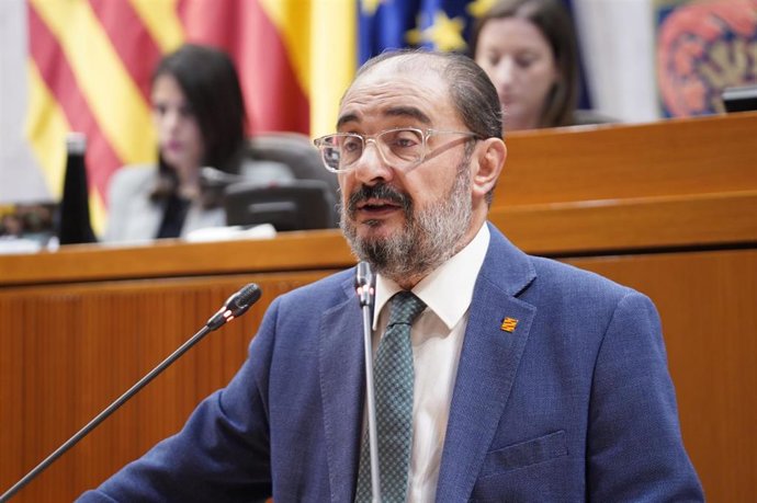 El presidente del Gobierno de Aragón, Javier Lambán.