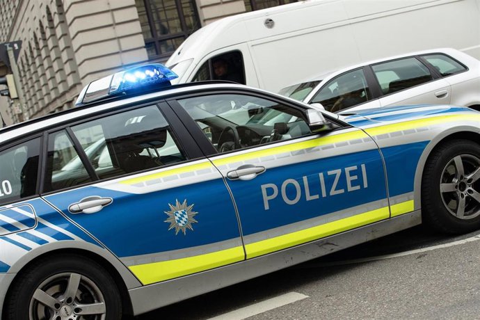 Archivo - Coche de la Policía alemana