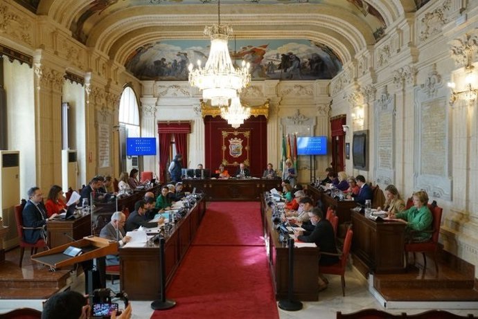 Pleno del Ayuntamiento de Málaga