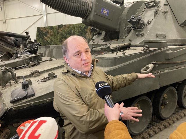 Archivo - El ministro de Defensa de Reino Unido, Ben Wallace