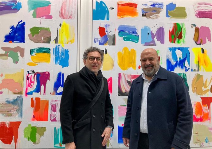 Jaime Martínez Llabrés visita las ferias de Art Madrid y Urvanity