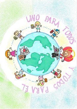 Dibujo ganador de la categoría de los pequeños.