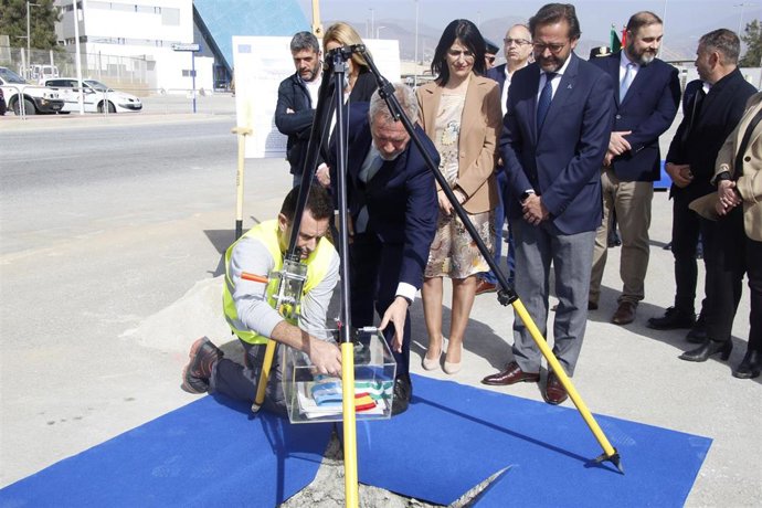 Acto de colocación de la primera piedra.