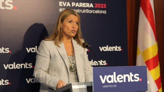 La presidenta de Valents en el Ayuntamiento de Barcelona, Eva Parera.