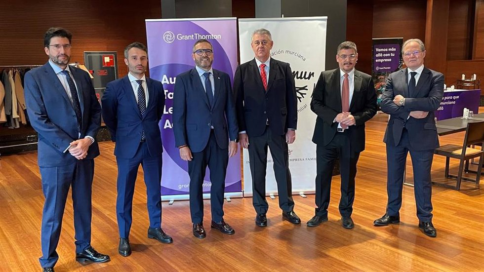 Jornada Herramientas de gestión para una empresa más eficiente, celebrada esta mañana por la Asociación Murciana de la Empresa Familiar (Amefmur) y la firma Grant Thornton