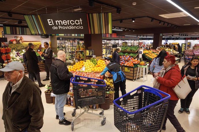 Supermercado de Caprabo en Barcelona