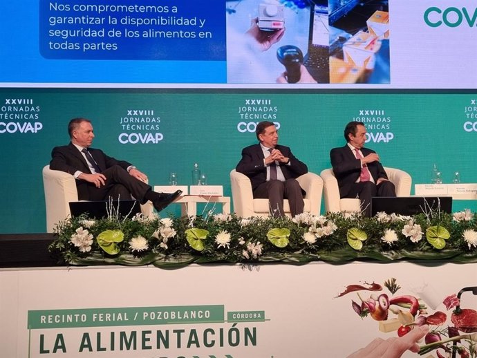 Luis Planas en las XXVIII Jornadas Técnicas de la Cooperativa Ganadera del Valle de los Pedroches (Covap).