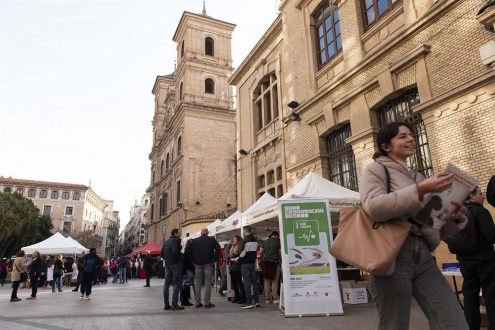 La feria se ha desarrollado en la Plaza Santo Domingo de Murcia