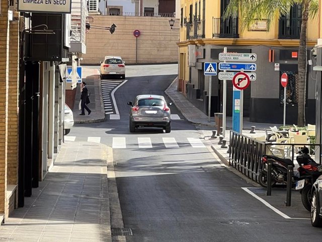 Una de las calles que han sido objeto de actuación dentro del Plan de Asfaltado de la localidad.