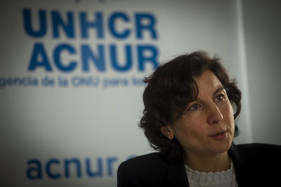 La representante de ACNUR en España, Sophie Muller