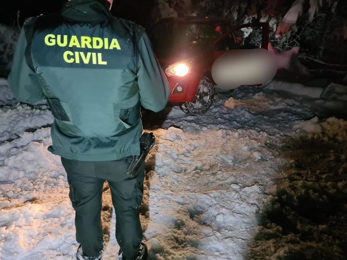 Actuación de la Guardia Civil.