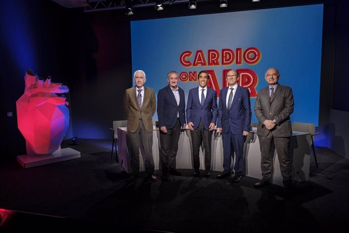 Cardiólogos y médicos lamentan que sus propuestas son "escuchadas" por Sanidad pero "no tienen carácter vinculante". En la primera sesión de 2023 del ciclo de debates institucionales 'Cardio On Air'. En Madrid (España), a 23 de febrero de 2023.