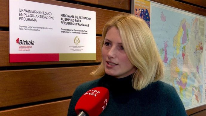 Kateryna Kaminska, coordinadora de Empleo, Oportunidades e Integración Social de UkraniaSOS