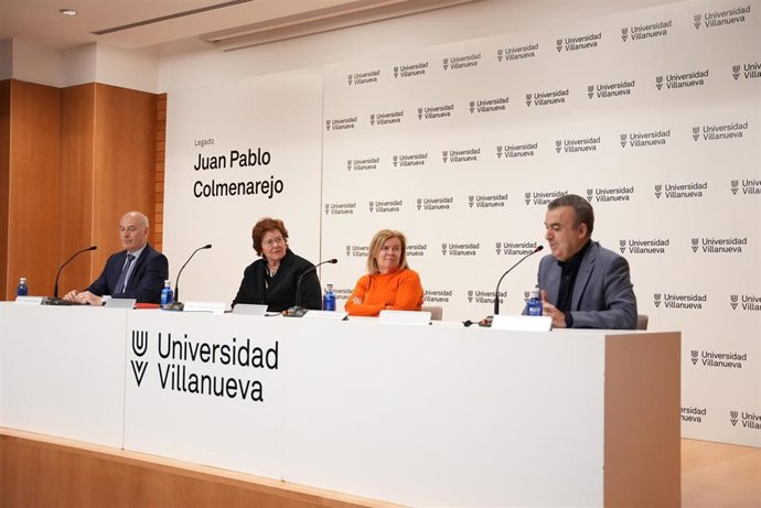 La Universidad Villanueva ha acogido la jornada de 'Periodismo, Sociedad y Polarización', el primer acto de su iniciativa 'Legado Colmenarejo', de homenaje al periodista Juan Pablo Colmenarejo, en el aniversario de su fallecimiento