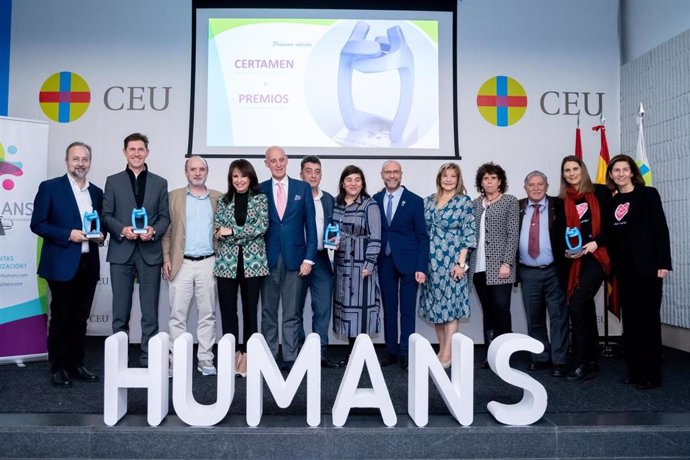La Fundación Humans entrega los galardones del Certamen de los Mejores Proyectos de Humanización y de los Premios Humans. En Madrid (España), a 23 de febrero de 2023.