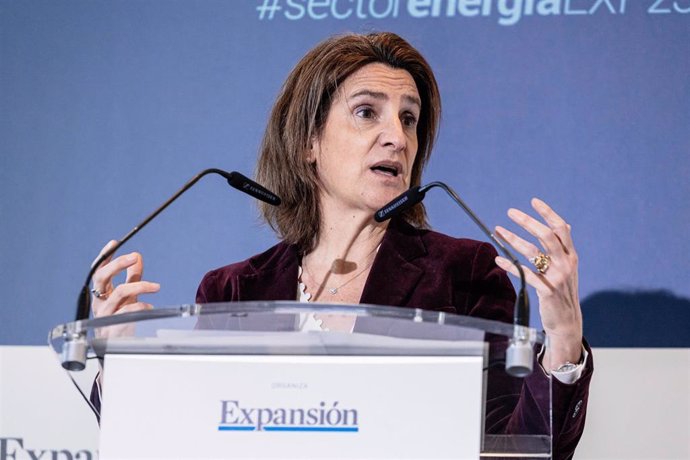 La vicepresidenta tercera y ministra de para la Transición Ecológica y el Reto Demográfico, Teresa Ribera