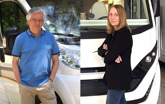 Los presidentes del Salón Internacional del Caravaning, Manuel Jurado y Susana Colom