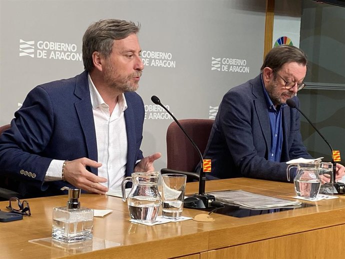 El consejero de Vertebración del Territorio, Movilidad y Vivienda del Gobierno de Aragón, José Luis Soro,