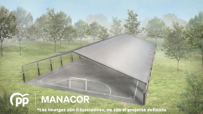 Propuesta de la carpa multifuncional fija en Manacor.