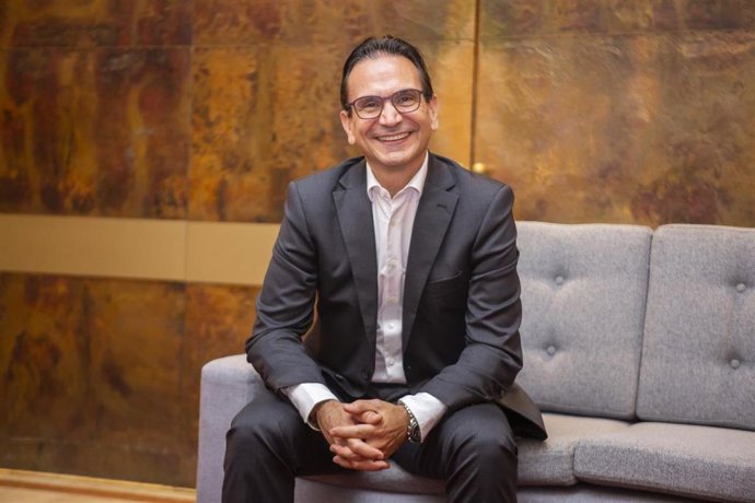 Archivo - El presidente de Bancolombia, Juan Carlos Mora