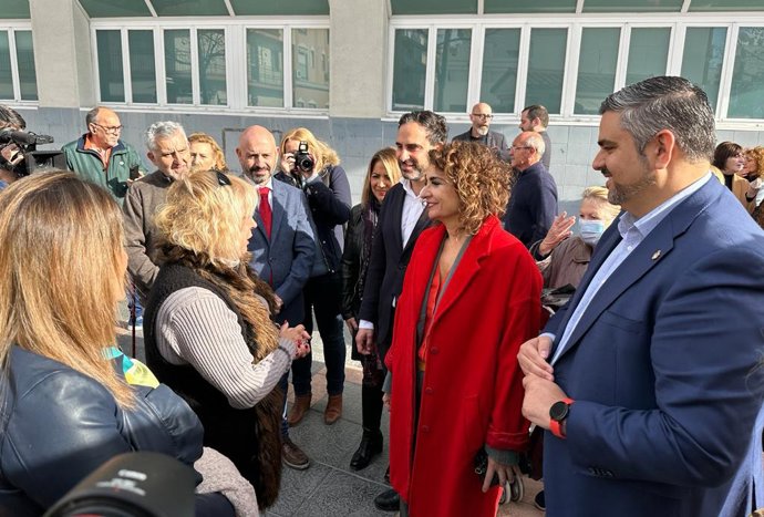 La vicesecretaria general del PSOE, María Jesús Montero, en Mijas