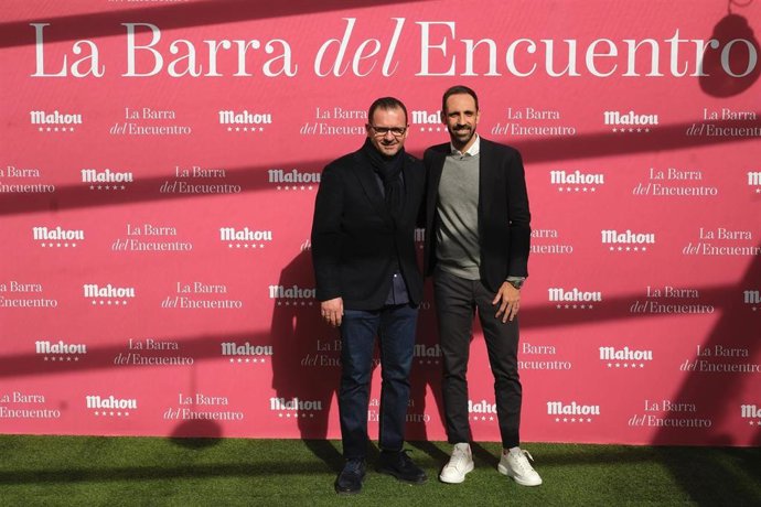 Pedja Mijatovic y Juanfran Torres, en La Barra del Encuentro de Mahou.
