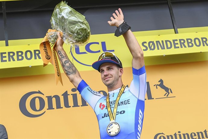 Archivo - El ciclista neerlandés Dylan Groenewegen (Jayco AlUla)