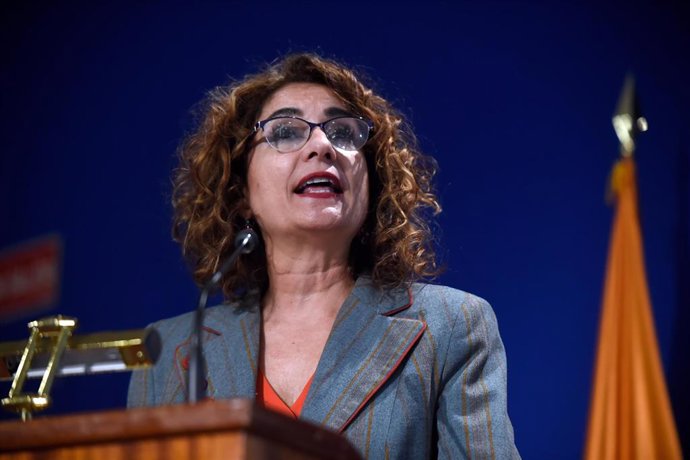 La ministra de Hacienda y Función Pública, María Jesús Montero, imparte la conferencia 'La Universidad Pública como motor de innovación' en Málaga.