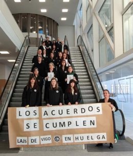 Letrados de la Administración de Justicia, en la Ciudad de la Justicia en Vigo.