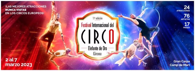 Cartel del festival Internacional del Circ Elefant d'Or de Girona