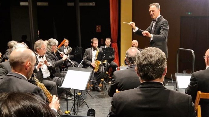 Presentación del nuevo disco de la Banda Sinfónica Municipal de Sevilla sobre marchas procesionales dedicado a la figura del maestro Pedro Braña.