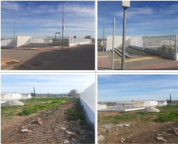Ubicación en la que se construirá la pista de skate park en Lantejuela.