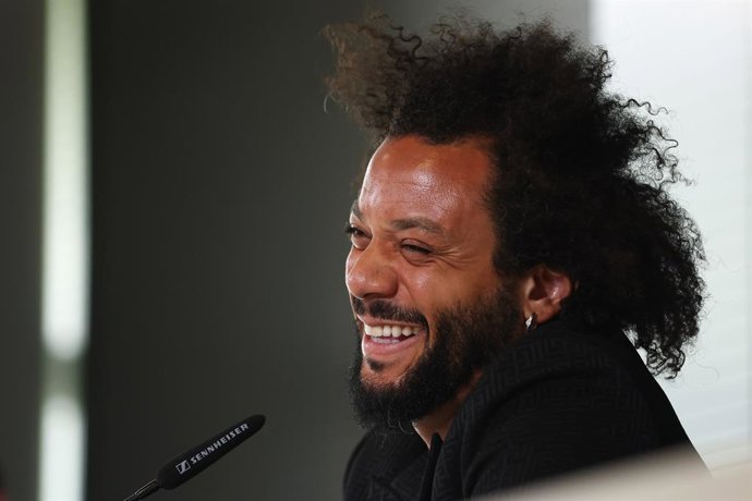 Archivo - Marcelo Vieira Da Silva attends during his last press conference as player of Real Madrid at Ciudad Deportiva Real Madrid on June 13, 2022, in Valdebebas, Madrid Spain.