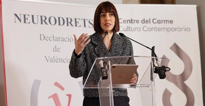 La ministra Diana Morant participa en la presentación de una declaración sobre los neuroderechos del Consell Valenci de Cultura (CVC)