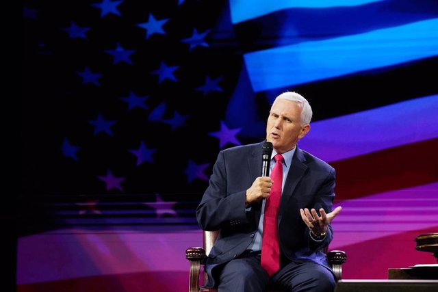 Archivo - El exvicepresidente de EEUU Mike Pence en San Antonio