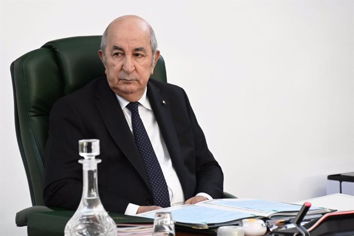El presidente de Argelia, Abdelmayid Tebune 