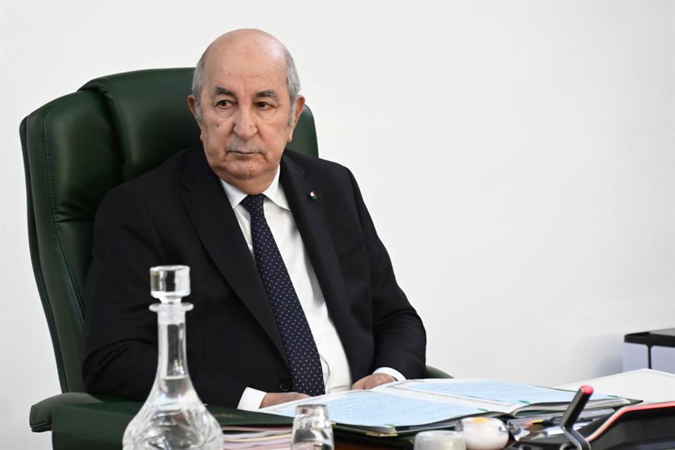 El presidente de Argelia, Abdelmayid Tebune