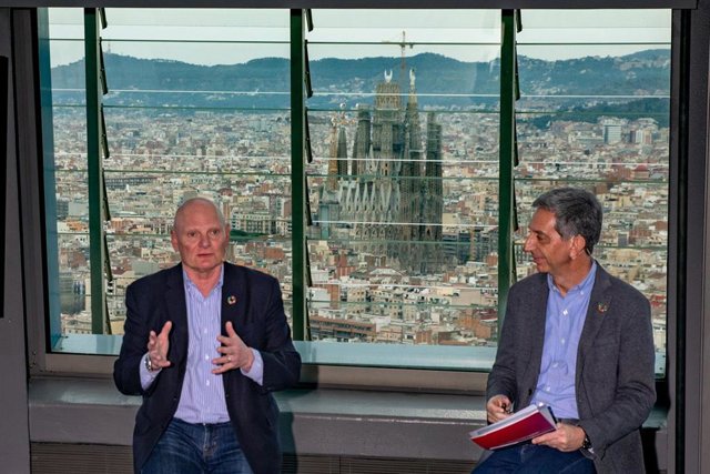 El ceo del Mobile World Congress, John Hoffman, y el ceo de MWCapital, Francesc Fajula.