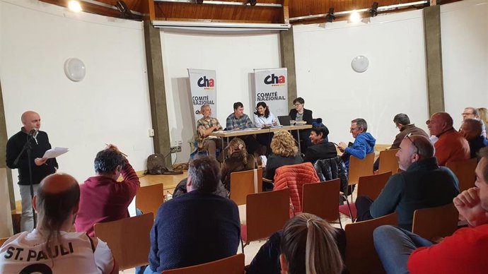 Comité Nazional de CHA, celebrado este sábado en Zaragoza.