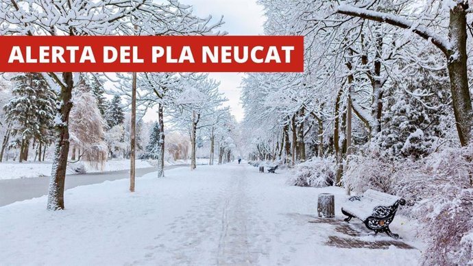 Activada la alerta por previsión de nevadas en el litoral y prelitoral central de Catalunya