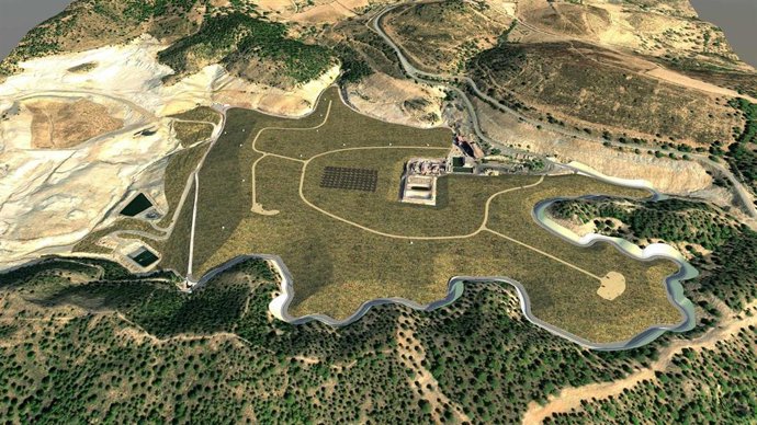 Archivo - Infografía del proyecto de restauración del vertedero de Nerva.