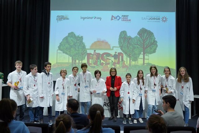 El equipo 'FSINGENIUM' gana la First Lego League en Aragón, promovida por la Universidad San Jorge.