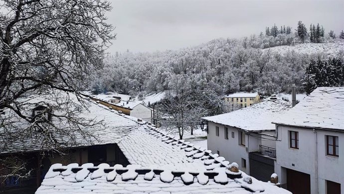 Nieve en Grandas de Salime.