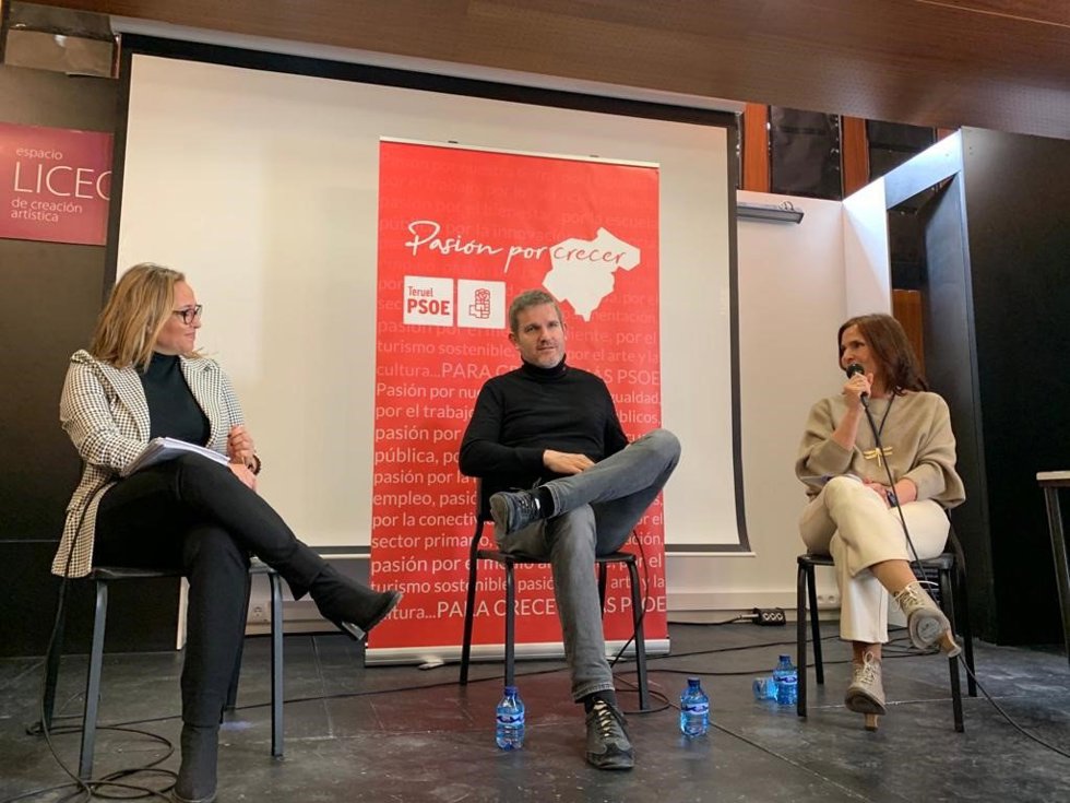 Acto del PSOE celebrado en Alcañiz sobre la educación.