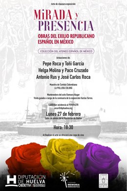 Clausura de la exposición 'Mirada y Presencia. Obras del exilio republicano español en México'