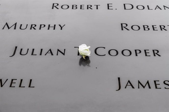 Archivo - Memorial de los atentados del 11 de septiembre de 2001 en Nueva York 