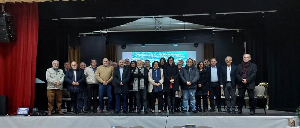 Presentación de 'Alpujarra Almeriense' en el salón municipal de Rágol.