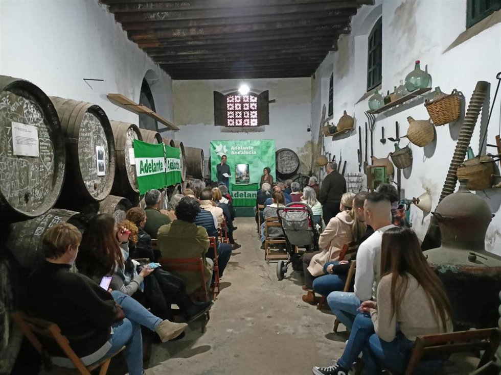 Presentación de la candidata de Adelante Andalucía a la Alcaldía de Chiclana, Gema Olivares